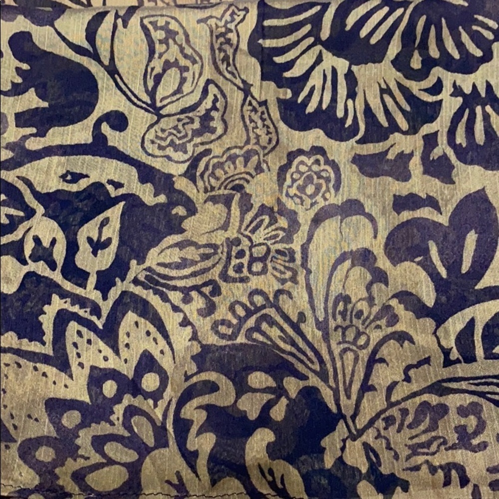 Vintage floral scarf - Picture 3 of 4